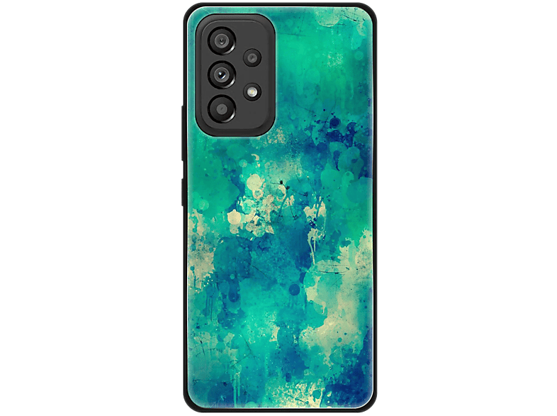 Samsung, 5G, Backcover, DESIGN A53 KÖNIG Aquarell Case, Galaxy