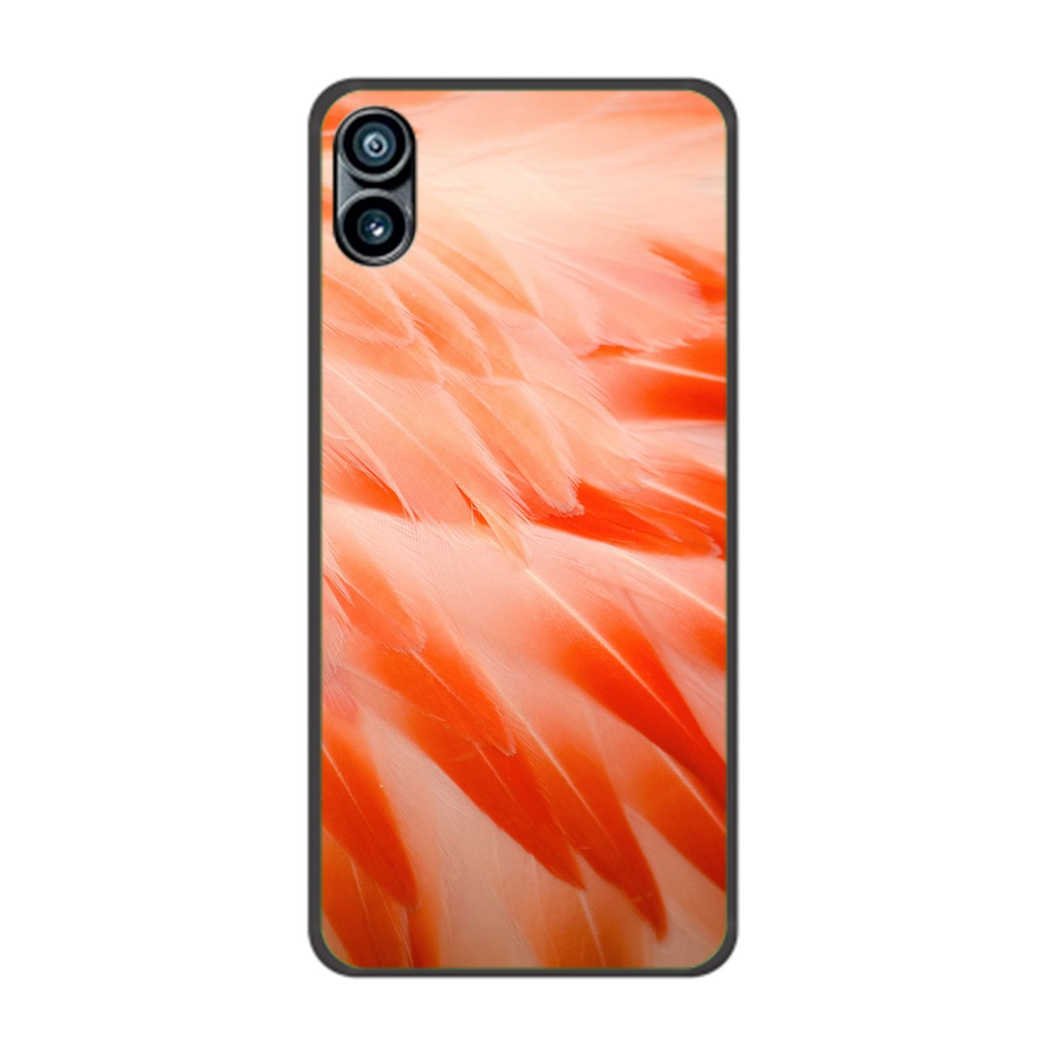 Federn Flamingo Phone 1, DESIGN Nothing, KÖNIG Backcover, Case,