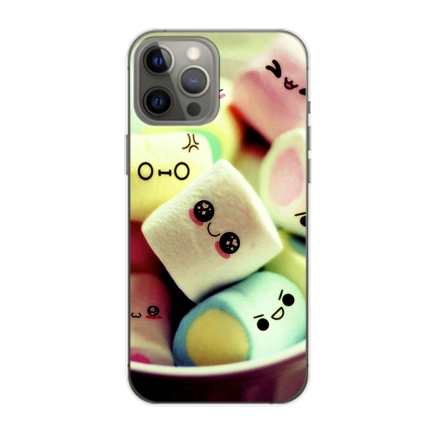 iPhone Pro DESIGN KÖNIG Max, Backcover, Apple, 14 Case, Marshmallows