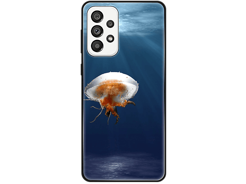 Case, 5G, DESIGN Samsung, Qualle Galaxy A73 Backcover, KÖNIG