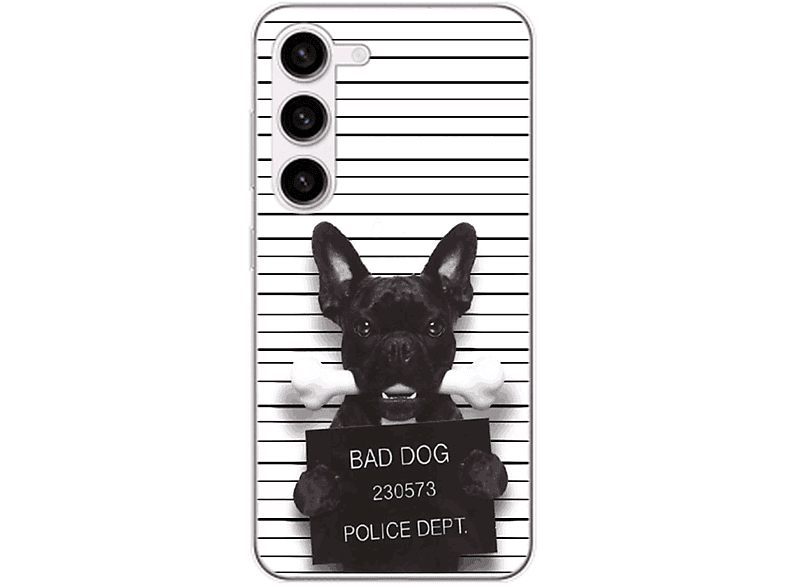 KÖNIG DESIGN Case, Backcover, Samsung, Galaxy S23, Bad Dog Bulldogge