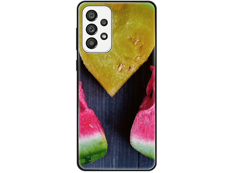 Backcover, Galaxy Samsung, DESIGN 5G, A73 KÖNIG Wassermelone Case,