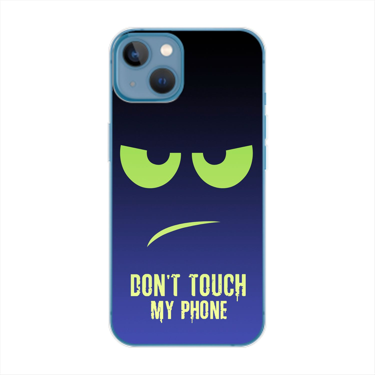 KÖNIG DESIGN Backcover, Apple, Touch Grün Phone iPhone 14 Plus, Dont Case, Blau My
