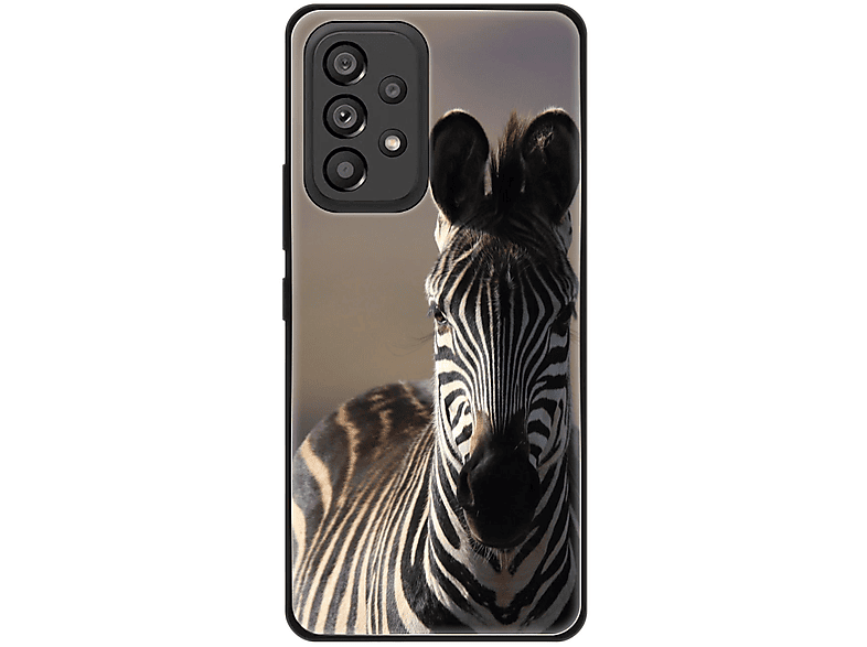 Samsung, A53 DESIGN Backcover, Zebra 5G, Galaxy Case, KÖNIG