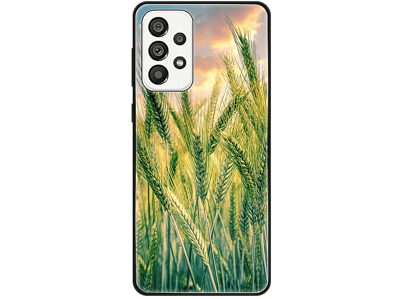 KÖNIG DESIGN A73 Galaxy Samsung, Backcover, 5G, Case, Kornfeld