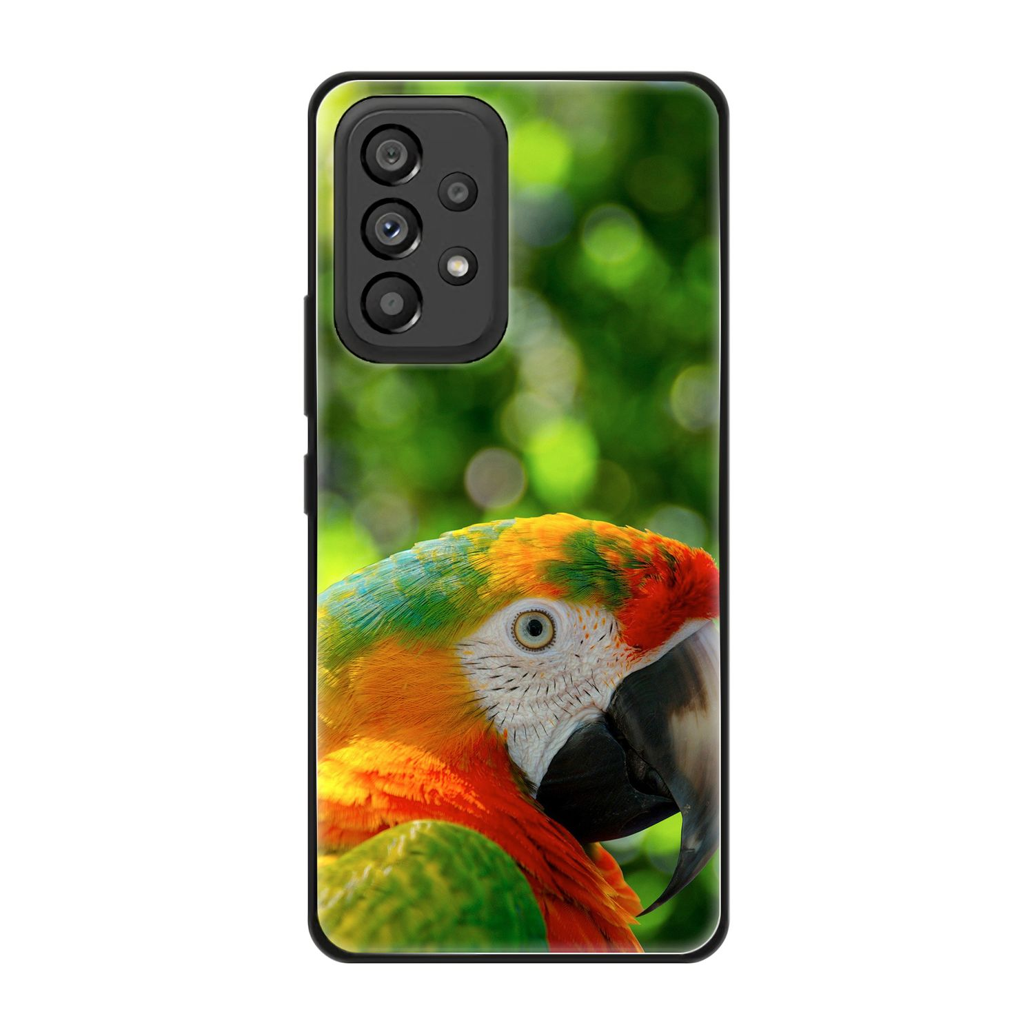 Papagei Backcover, Galaxy KÖNIG Samsung, 5G, DESIGN A53 Case,