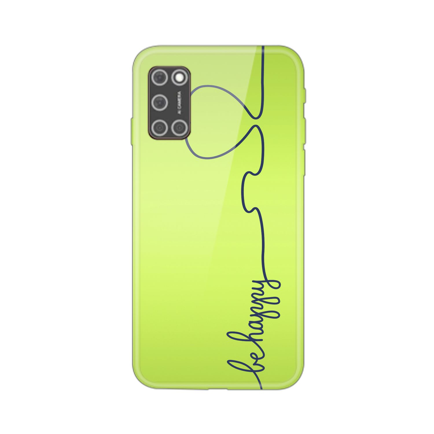 Happy Backcover, realme, Grün Case, Be KÖNIG C35, DESIGN