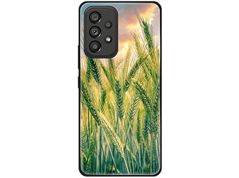 KÖNIG DESIGN 5G, Galaxy Backcover, Kornfeld Samsung, A53 Case