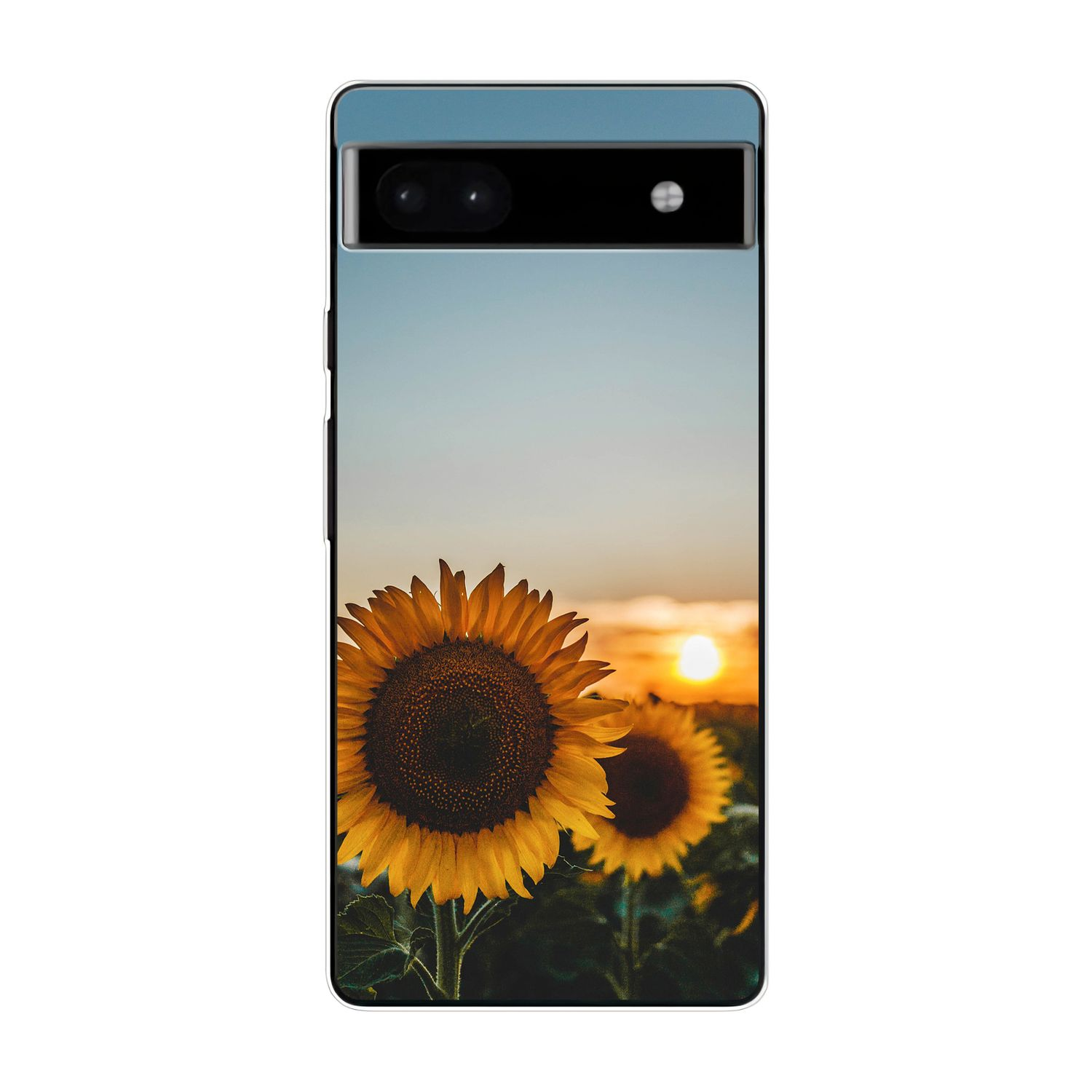 Sonnenblumen Pixel KÖNIG 6A, Backcover, DESIGN Case, Google,