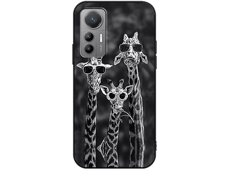 Case, 3 12 Giraffen KÖNIG Xiaomi, Lite, DESIGN Backcover,