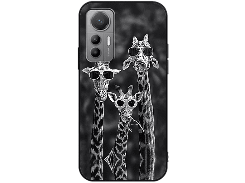 Lite, 12 Xiaomi, KÖNIG DESIGN 3 Case, Giraffen Backcover,