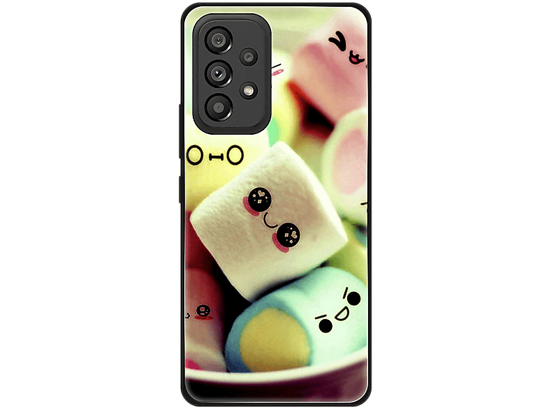 KÖNIG Samsung, A53 Marshmallows Backcover, 5G, Case, Galaxy DESIGN