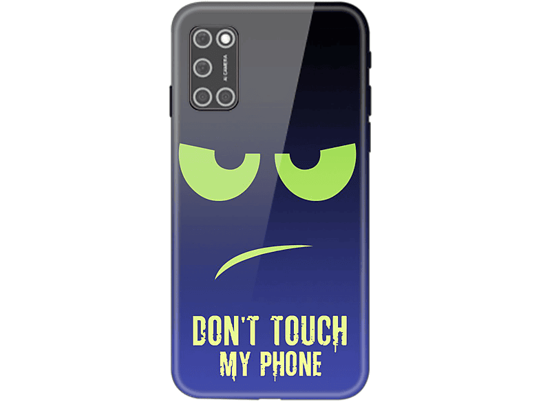 KÖNIG DESIGN Touch Case, Phone Dont Grün Blau realme, Backcover, C35, My