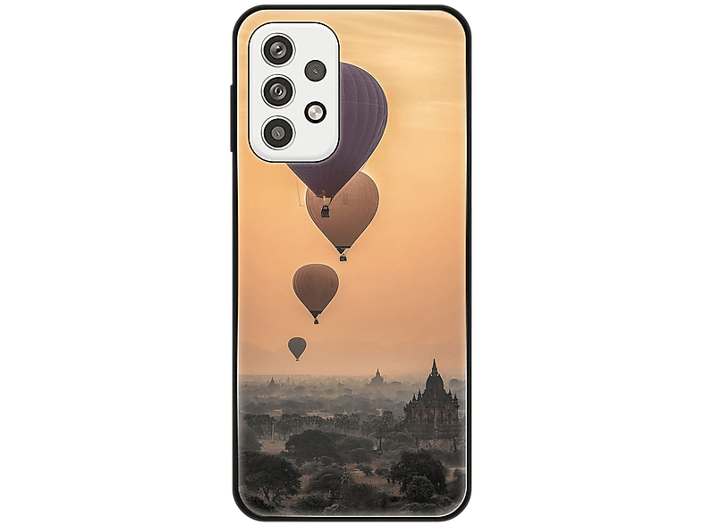 A23, Samsung, Case, KÖNIG Galaxy DESIGN Heißluftballons Backcover,
