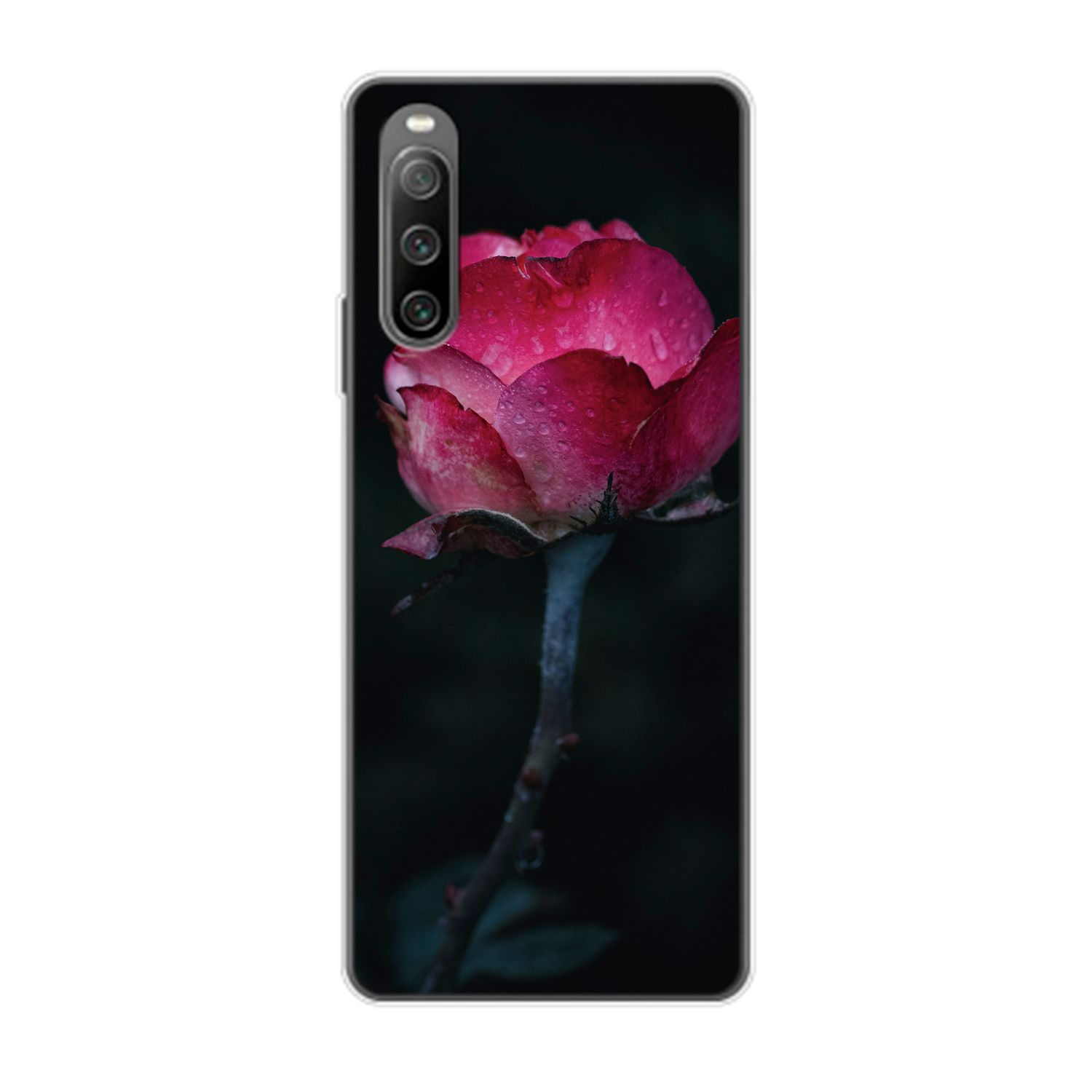 Rose IV, Backcover, KÖNIG Sony, Xperia 10 Case, DESIGN