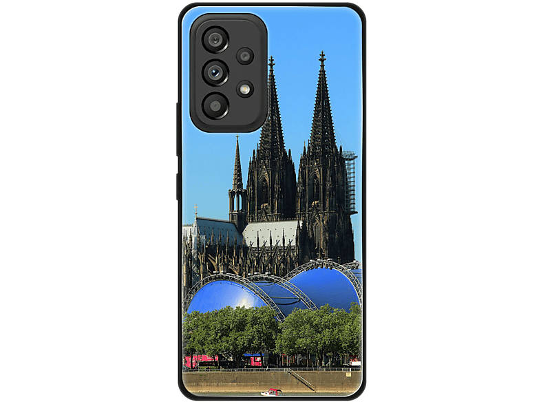KÖNIG DESIGN Case, Backcover, Samsung, Kölner A53 Dom 5G, Galaxy