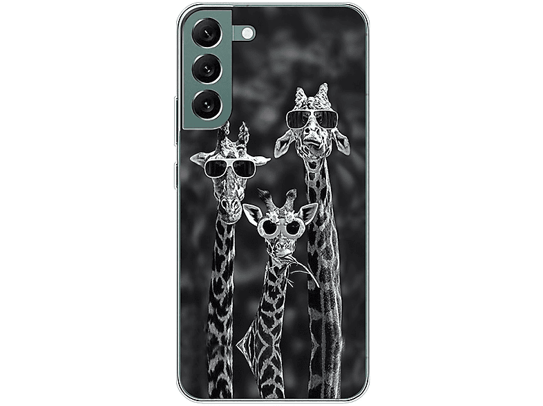 KÖNIG DESIGN Case, Backcover, Samsung, Galaxy S22 Plus 5G, 3 Giraffen