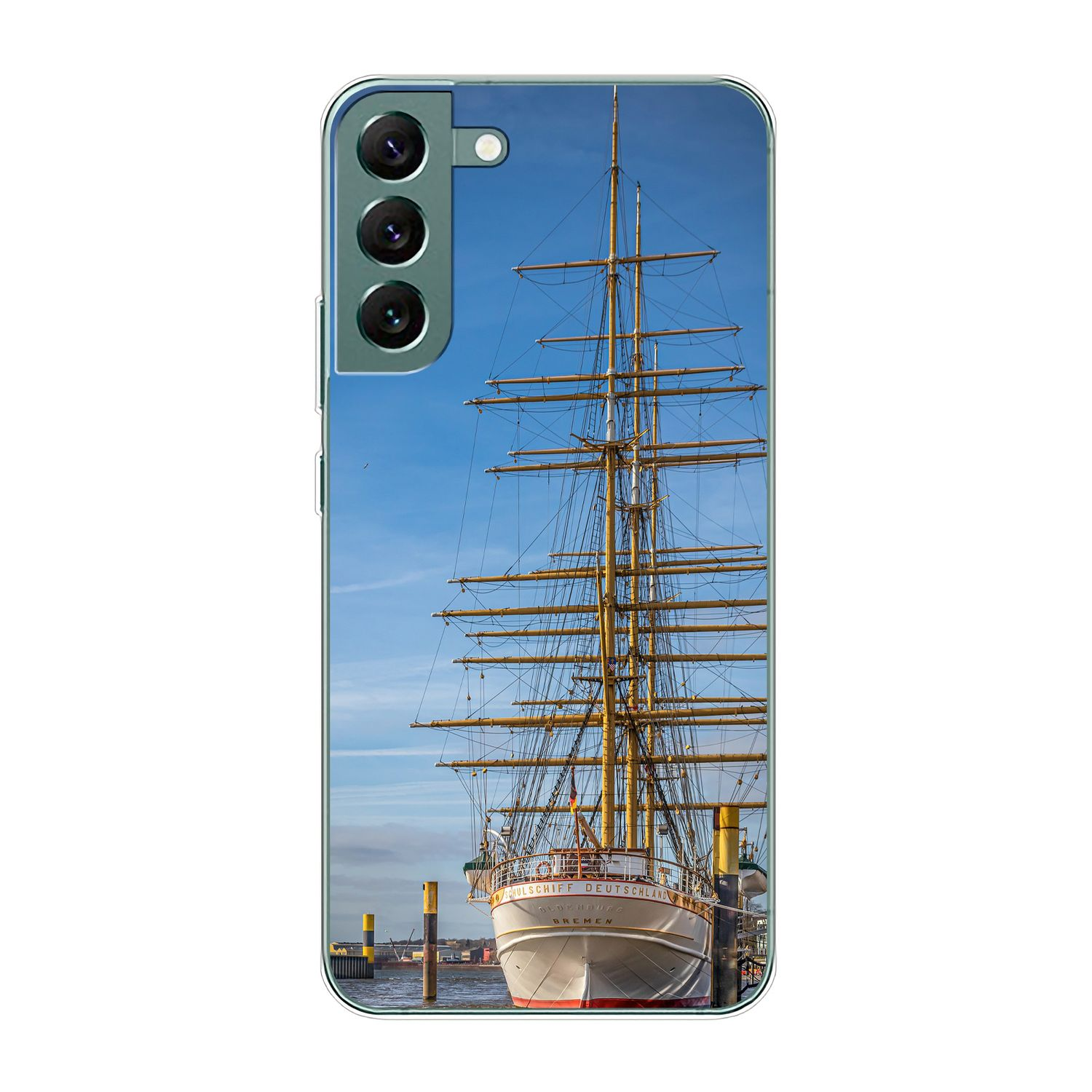 DESIGN Segelboot Backcover, Galaxy 5G, Samsung, Case, KÖNIG Plus S22
