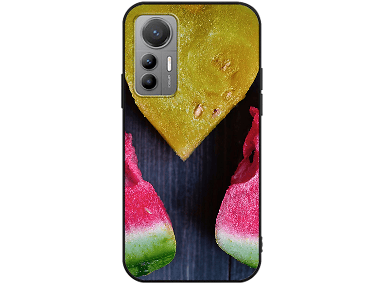 KÖNIG DESIGN Case, Backcover, Wassermelone 12 Xiaomi, Lite