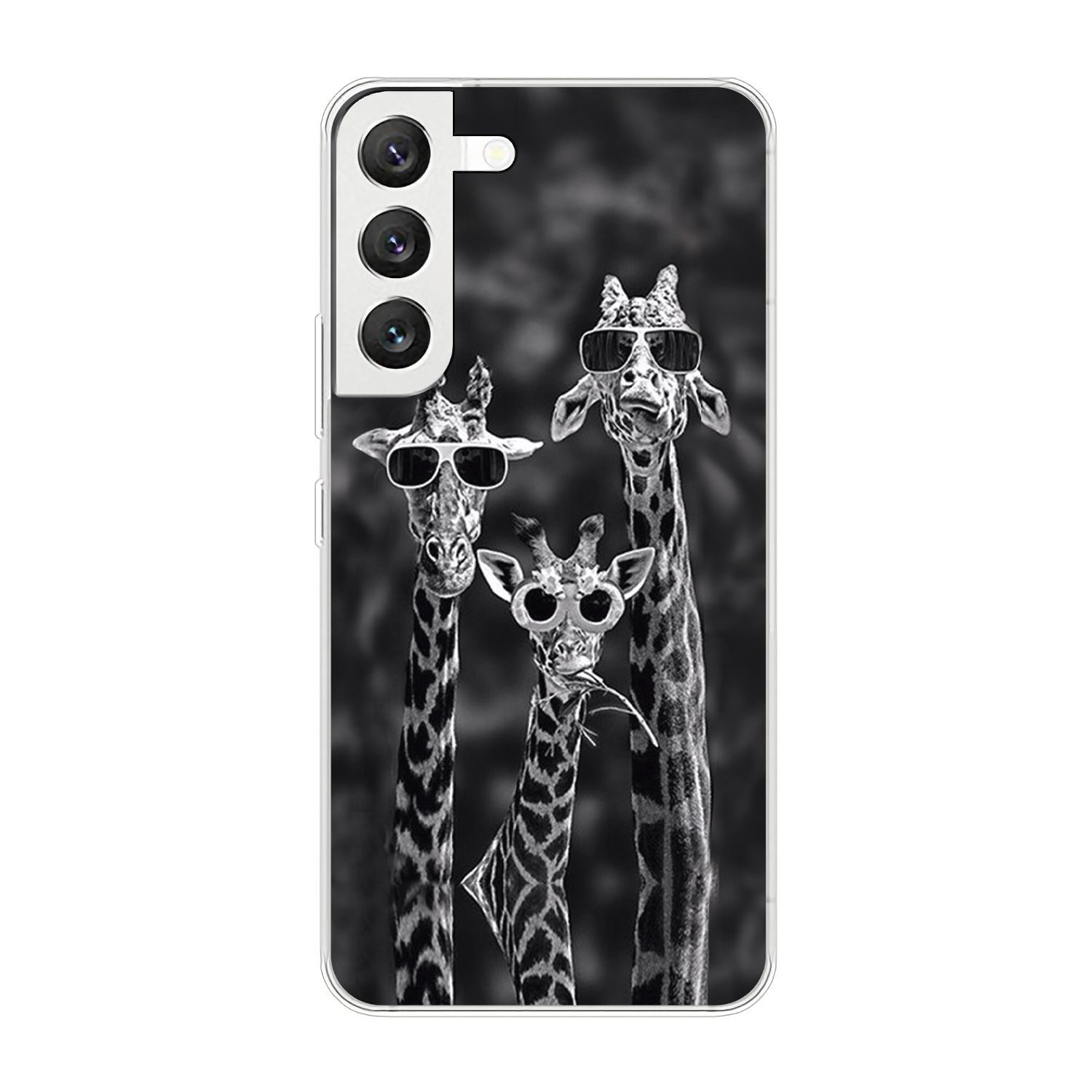Samsung, Case, 5G, 3 Giraffen KÖNIG DESIGN S22 Galaxy Backcover,