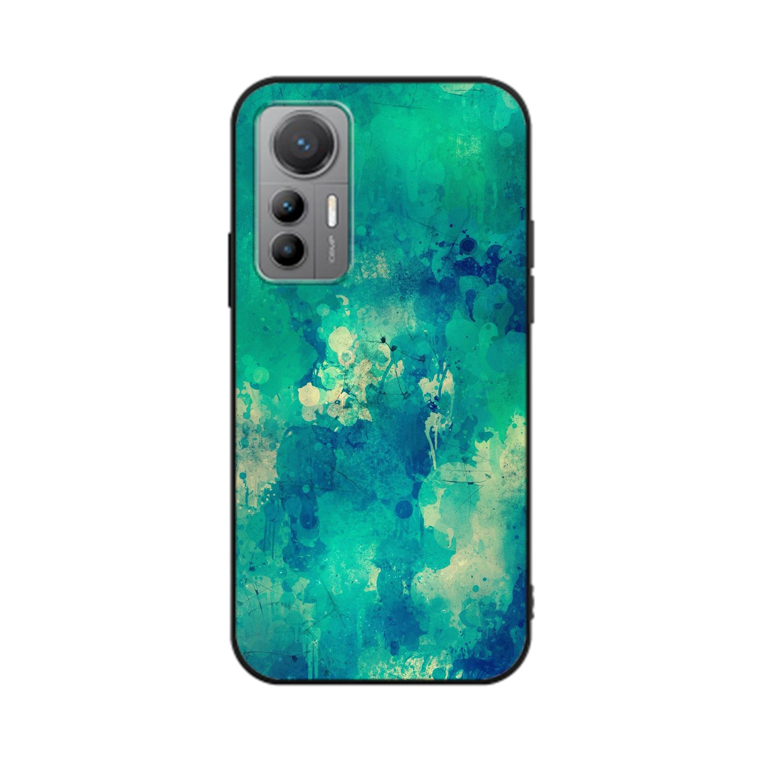 KÖNIG Xiaomi, Backcover, 12 Lite, DESIGN Case, Aquarell