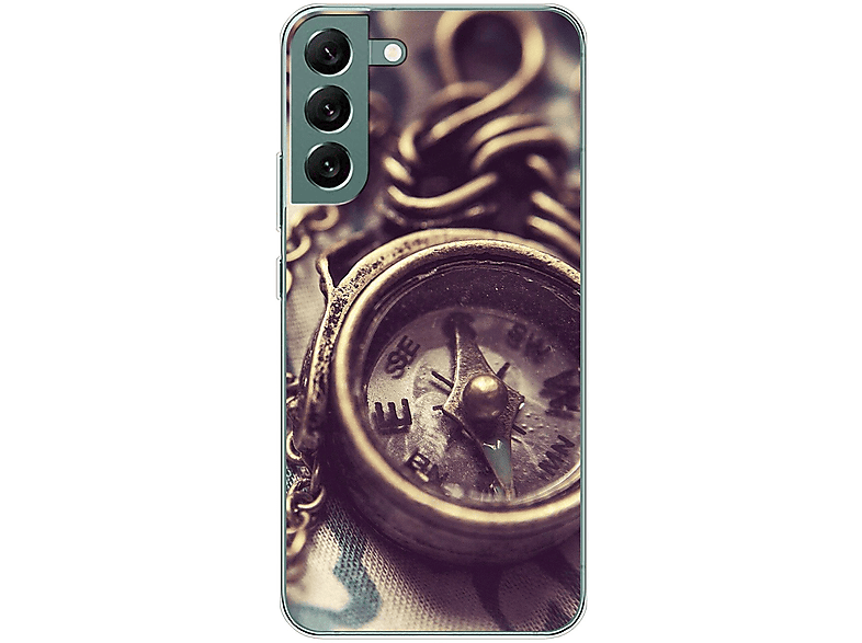 KÖNIG DESIGN Case, Backcover, Samsung, Galaxy S22 Plus 5G, Kompass