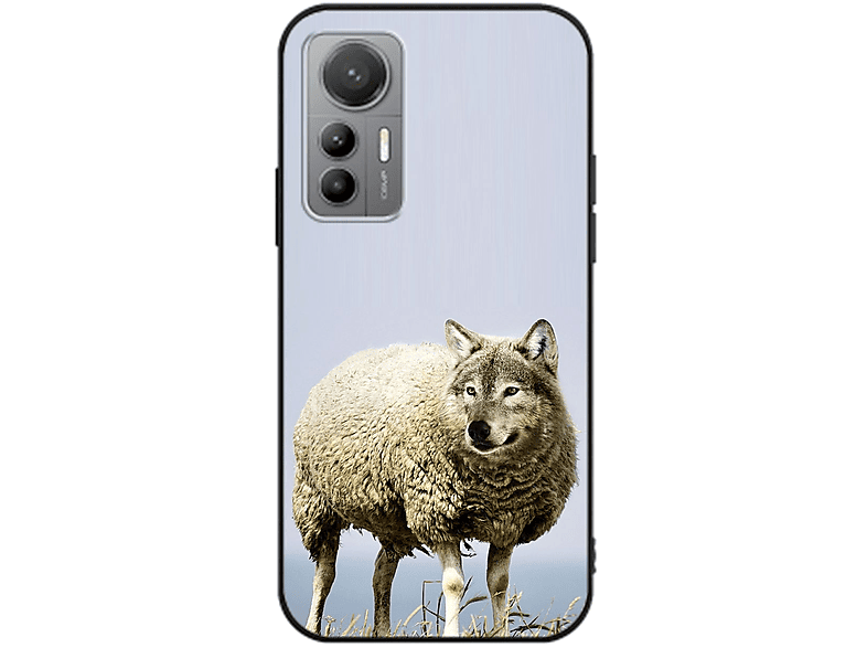 KÖNIG DESIGN Case, Backcover, Lite, Wolf im Schafspelz 12 Xiaomi