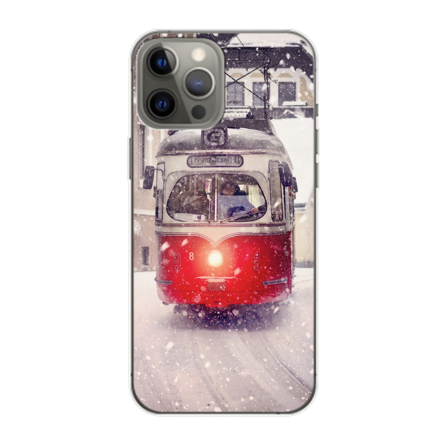 Backcover, iPhone Case, Apple, Straßenbahn 14 DESIGN Pro KÖNIG Max,