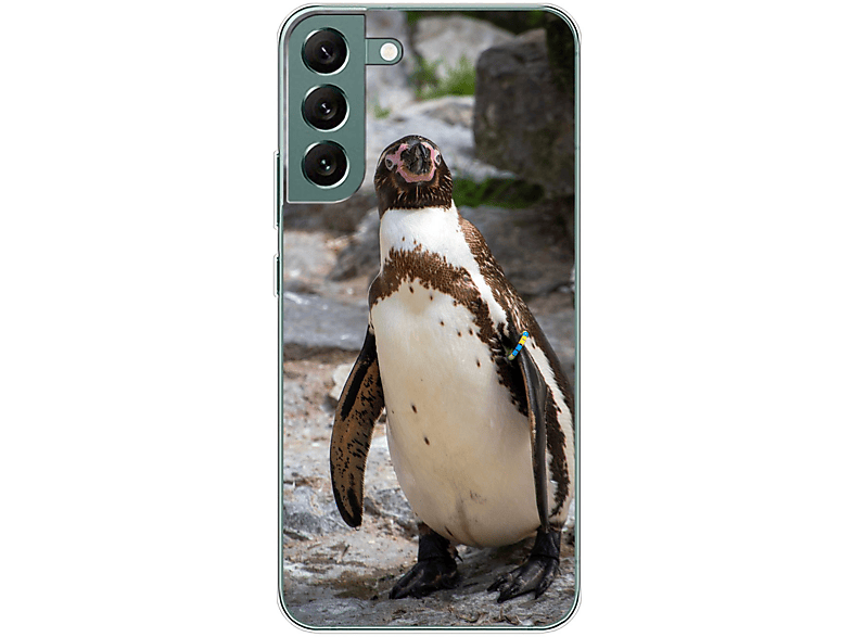 KÖNIG DESIGN Case, 5G, S22 Galaxy Plus Samsung, Backcover, Pinguin