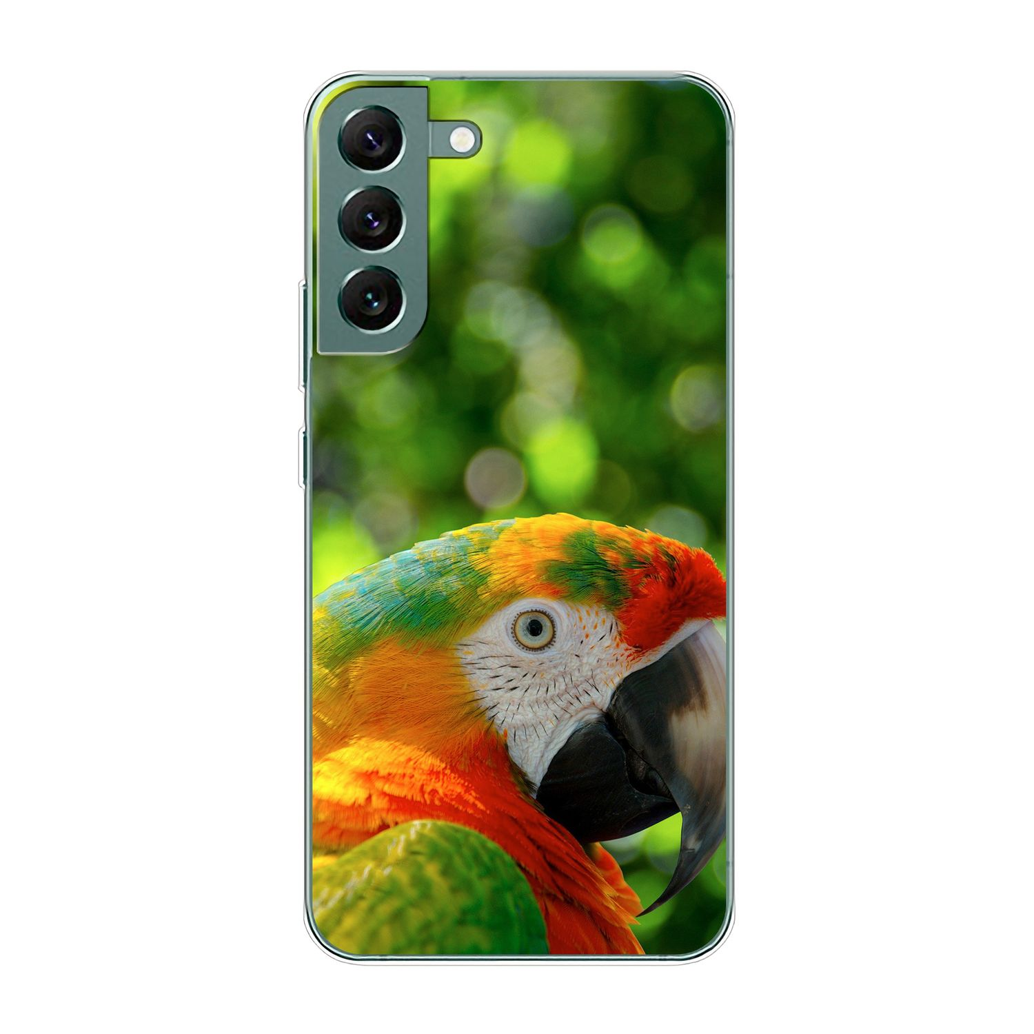 Papagei S22 DESIGN Case, Galaxy Backcover, Plus KÖNIG 5G, Samsung,