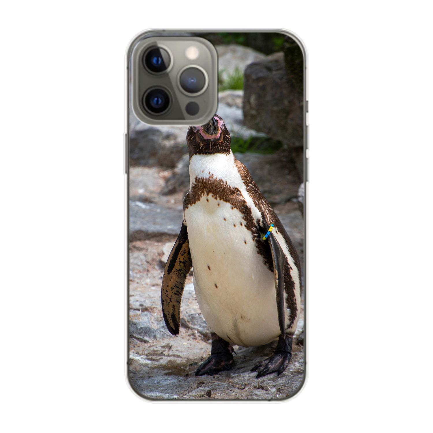 KÖNIG DESIGN Pro 14 Max, iPhone Backcover, Apple, Case, Pinguin