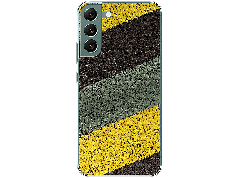 KÖNIG DESIGN Case, Backcover, Samsung, Galaxy S22 Plus 5G, Streifen Abstrakt