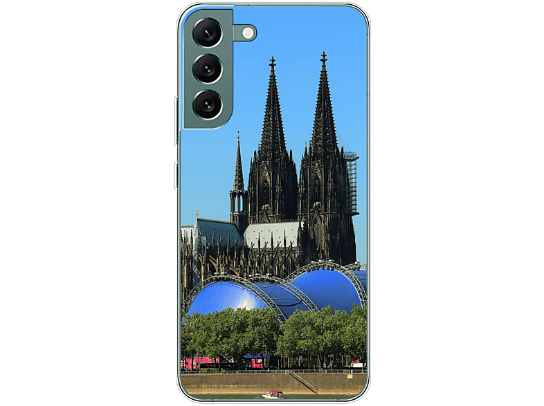 KÖNIG DESIGN Case, Backcover, Samsung, Galaxy S22 Plus 5G, Kölner Dom