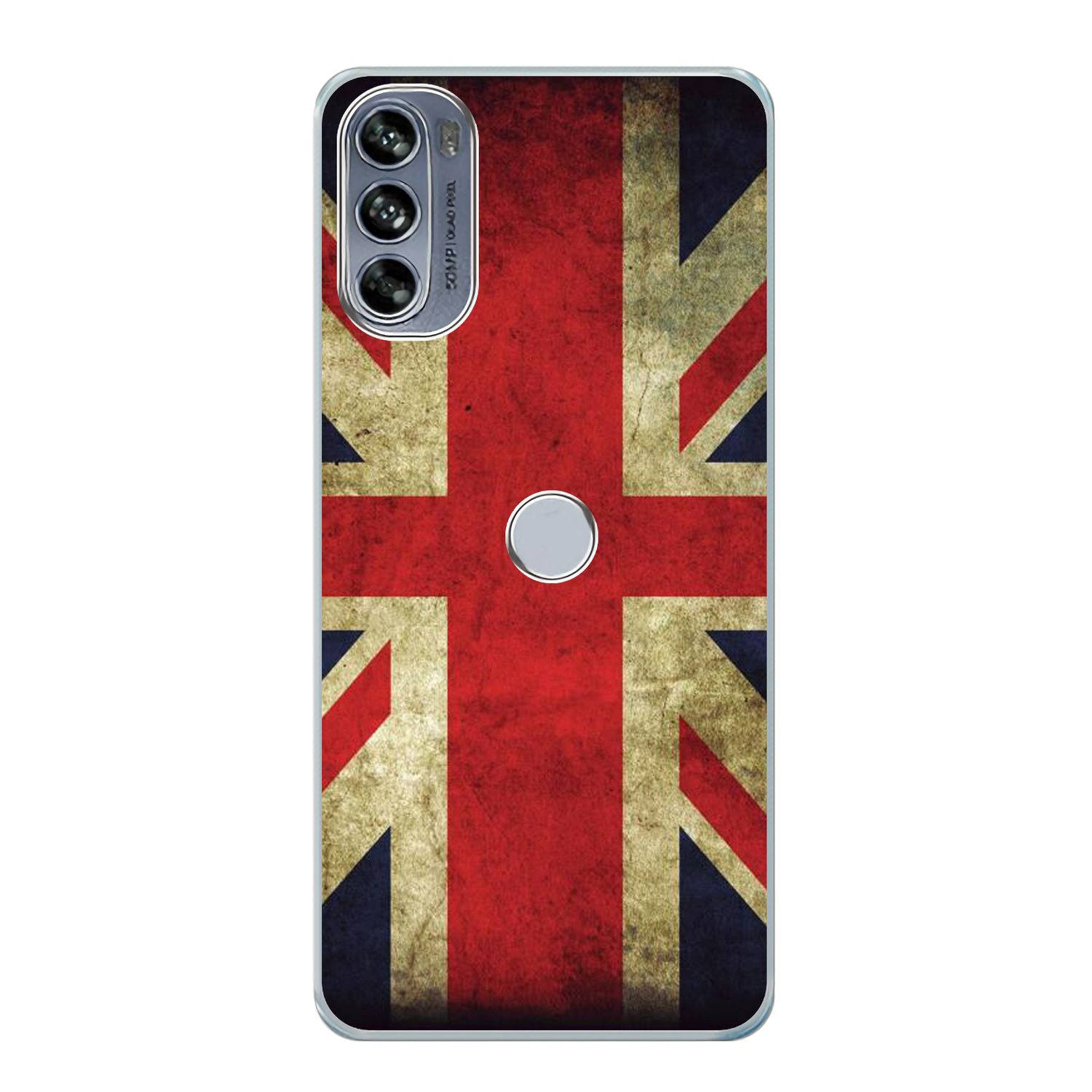 KÖNIG DESIGN Case, Backcover, Motorola, Pro, England 30 Moto Edge Flagge