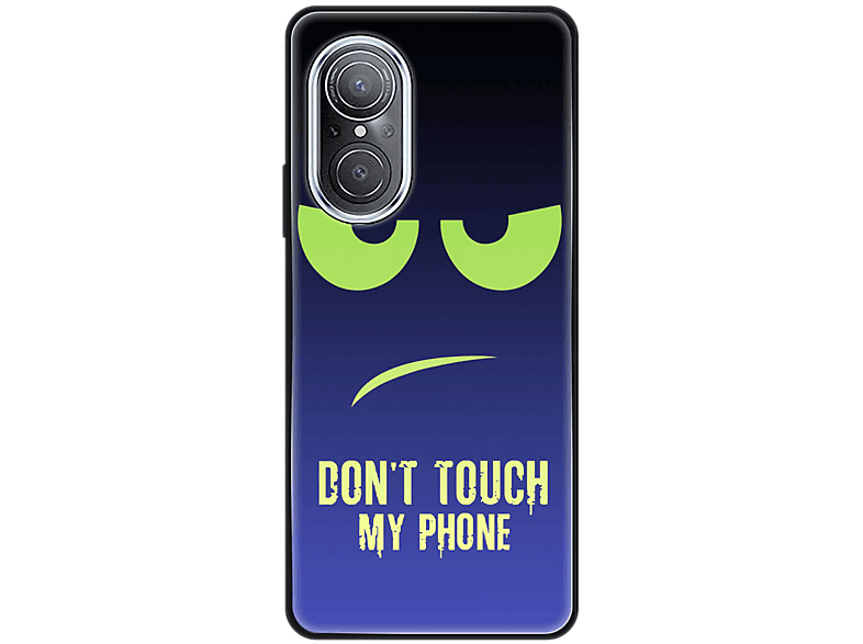 KÖNIG DESIGN Case, nova SE, Phone Grün Huawei, Blau My Backcover, Touch Dont 9