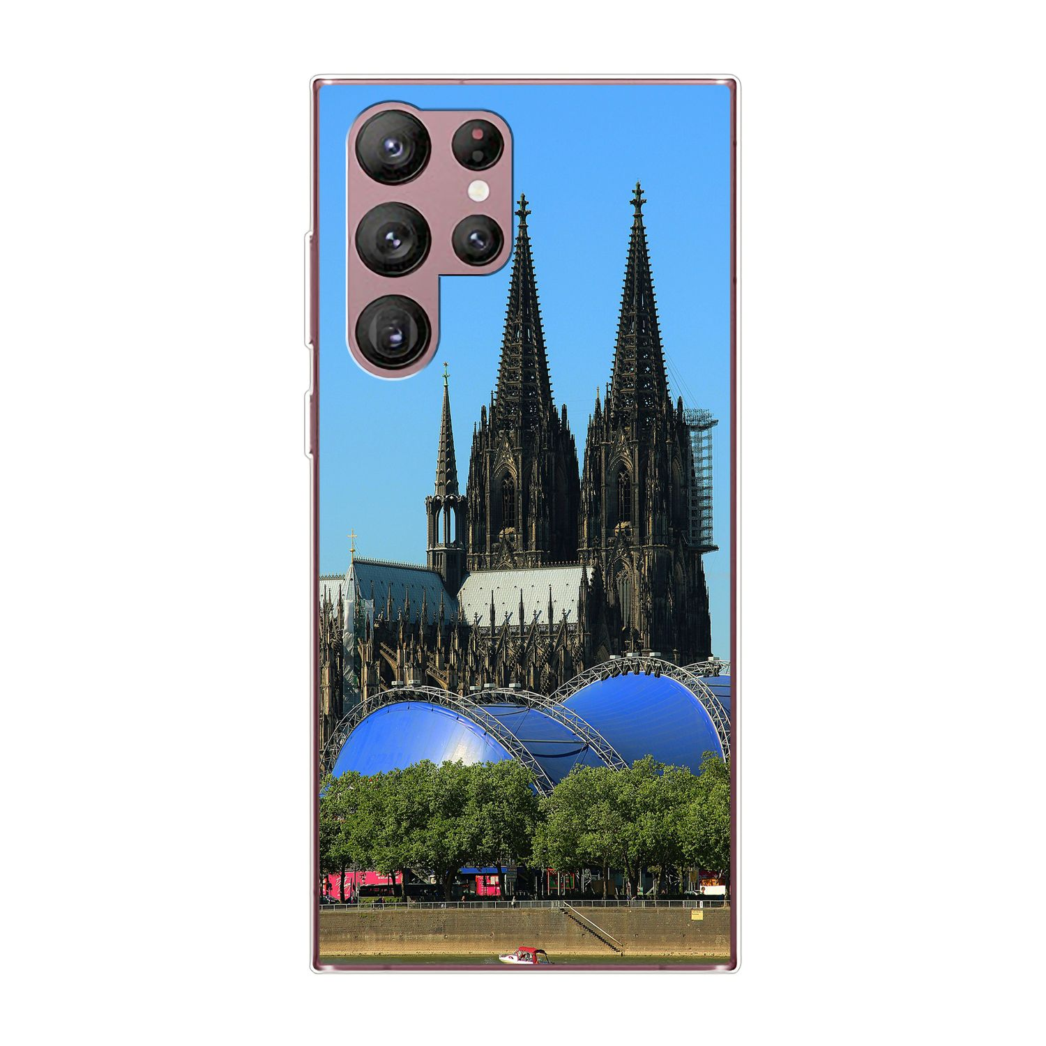 KÖNIG DESIGN Case, Ultra Galaxy Kölner Dom S22 5G, Backcover, Samsung