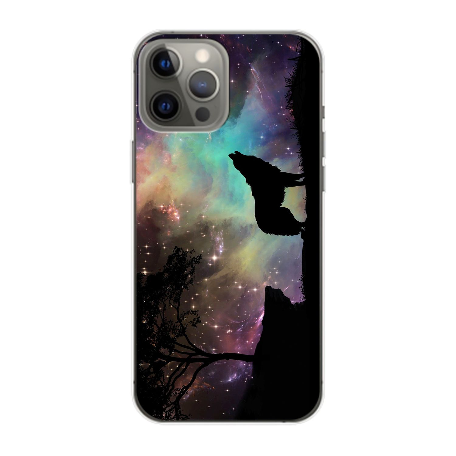 Pro 14 Case, Apple, Abendhimmel Wolf DESIGN Max, iPhone KÖNIG Backcover,