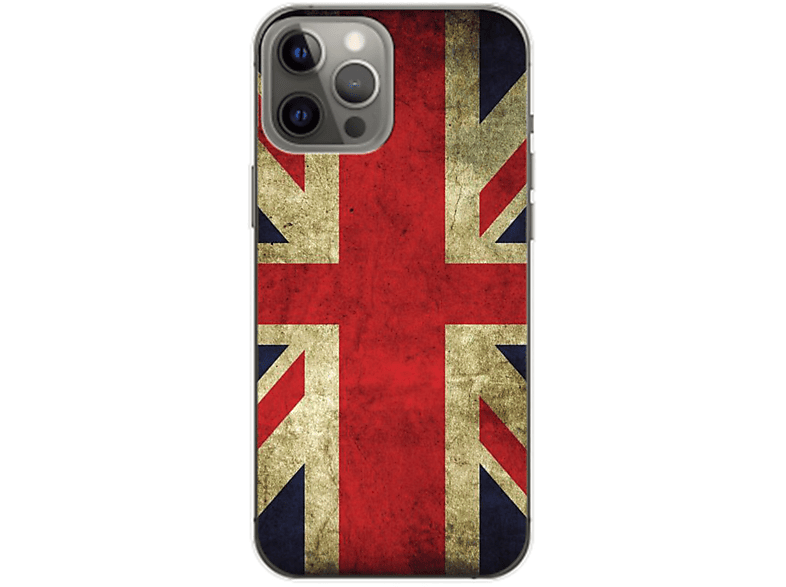 Backcover, Apple, Flagge Case, England Pro KÖNIG 14 DESIGN iPhone Max,