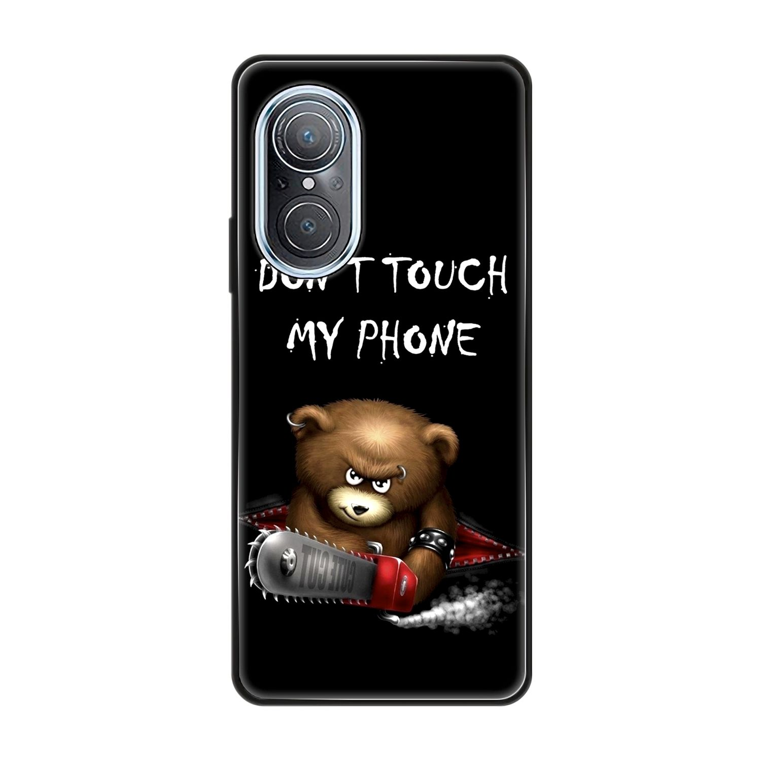 Case, Huawei, Touch Backcover, My KÖNIG Dont Phone SE, nova Bär Schwarz 9 DESIGN