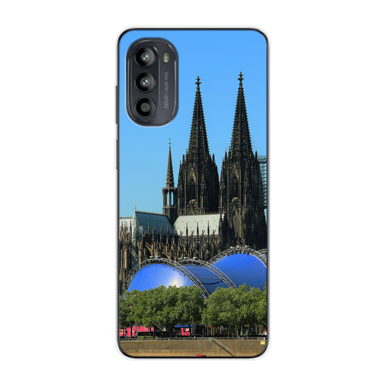 DESIGN Backcover, Kölner Case, Moto G62, Motorola, KÖNIG Dom
