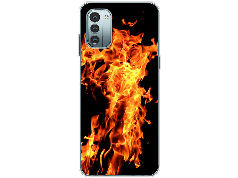 KÖNIG G11, Case, Feuer DESIGN Backcover, Nokia,