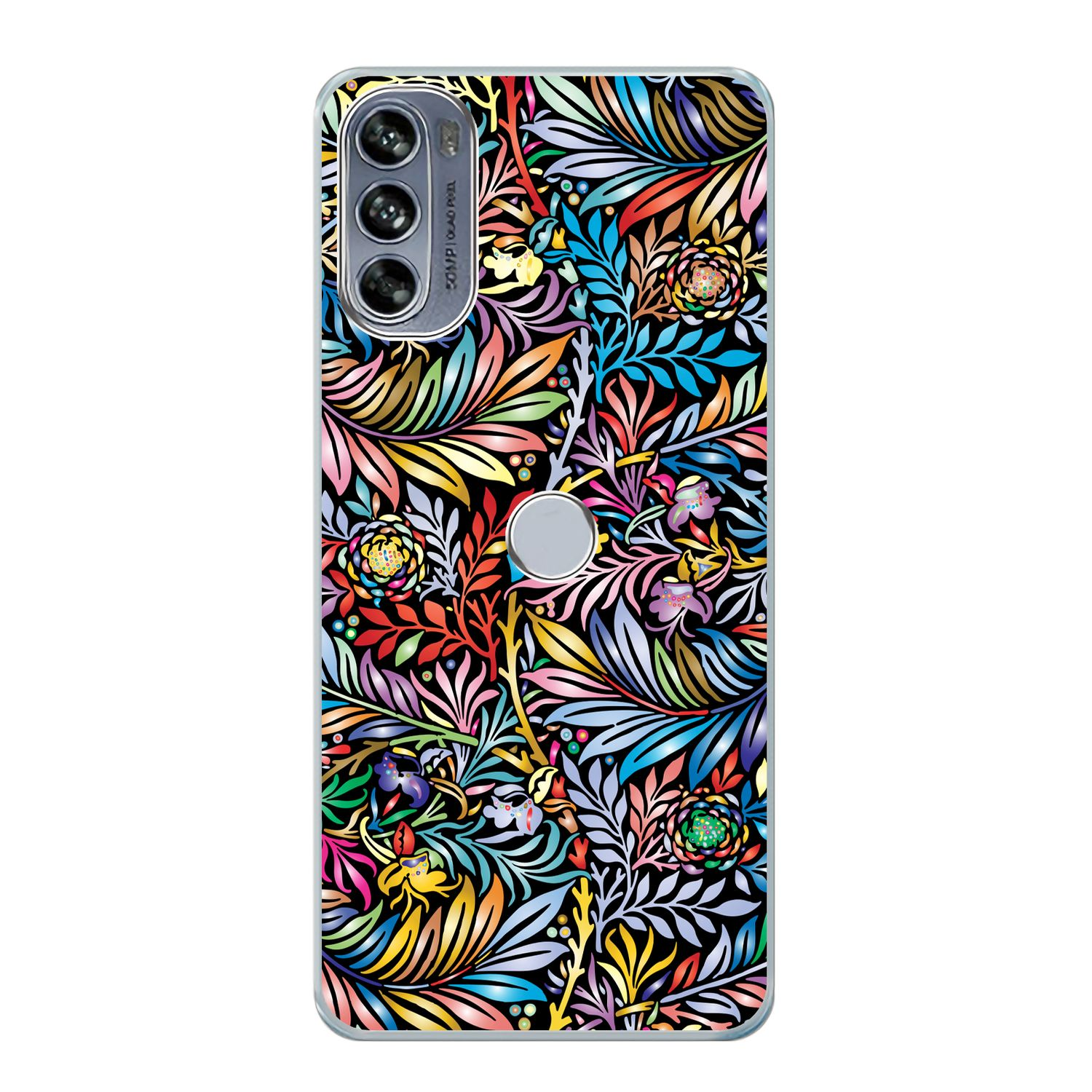 Motorola, 30 Moto Case, Blumenmuster KÖNIG Backcover, DESIGN Pro, Edge