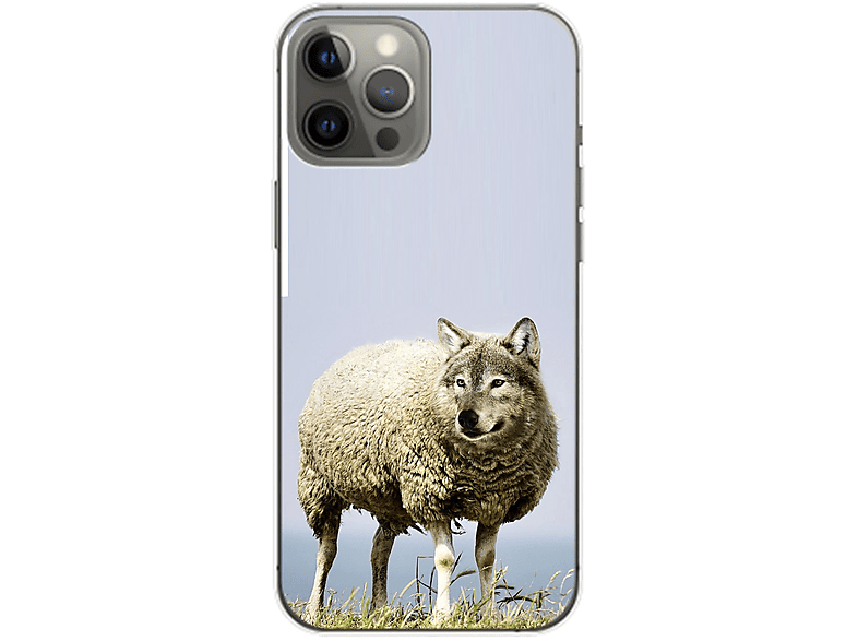 KÖNIG DESIGN Case, Backcover, Apple, iPhone 14 Pro Max, Wolf im Schafspelz