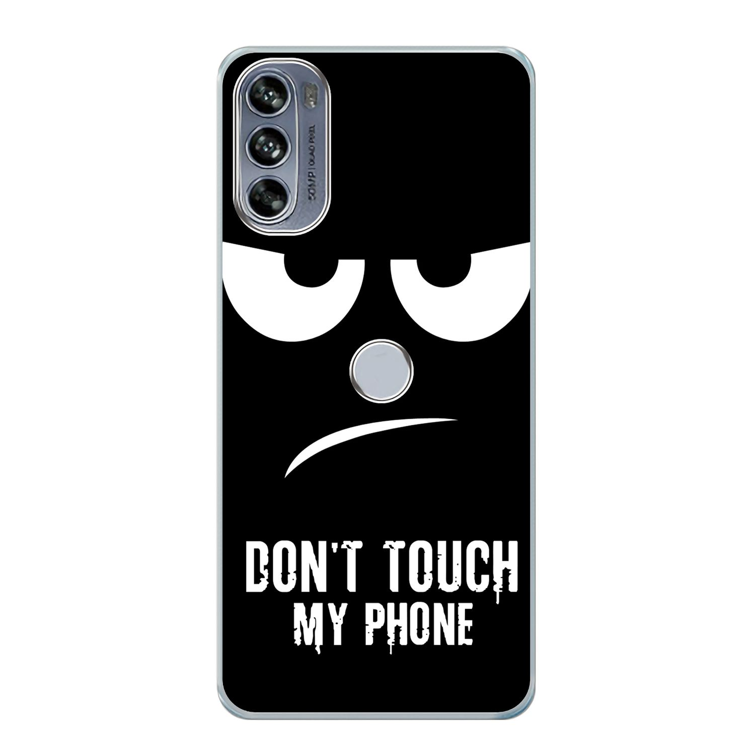 KÖNIG Backcover, DESIGN Phone Touch My Case, Pro, Moto Motorola, 30 Dont Schwarz Edge