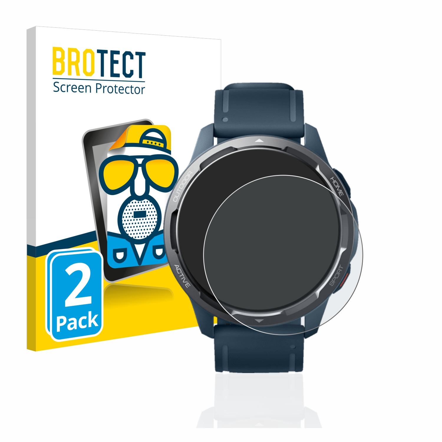 Active) Watch S1 2x Schutzfolie(für BROTECT Xiaomi matte