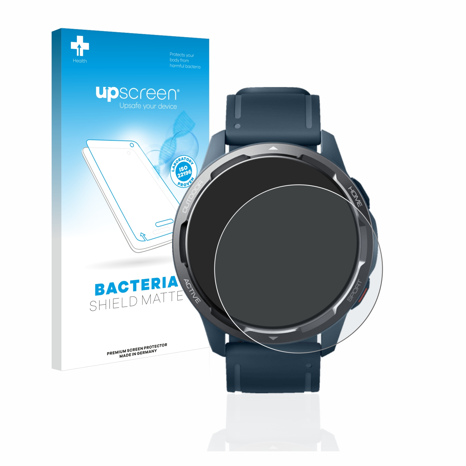 UPSCREEN antibakteriell entspiegelt matte S1 Xiaomi Active) Watch Schutzfolie(für