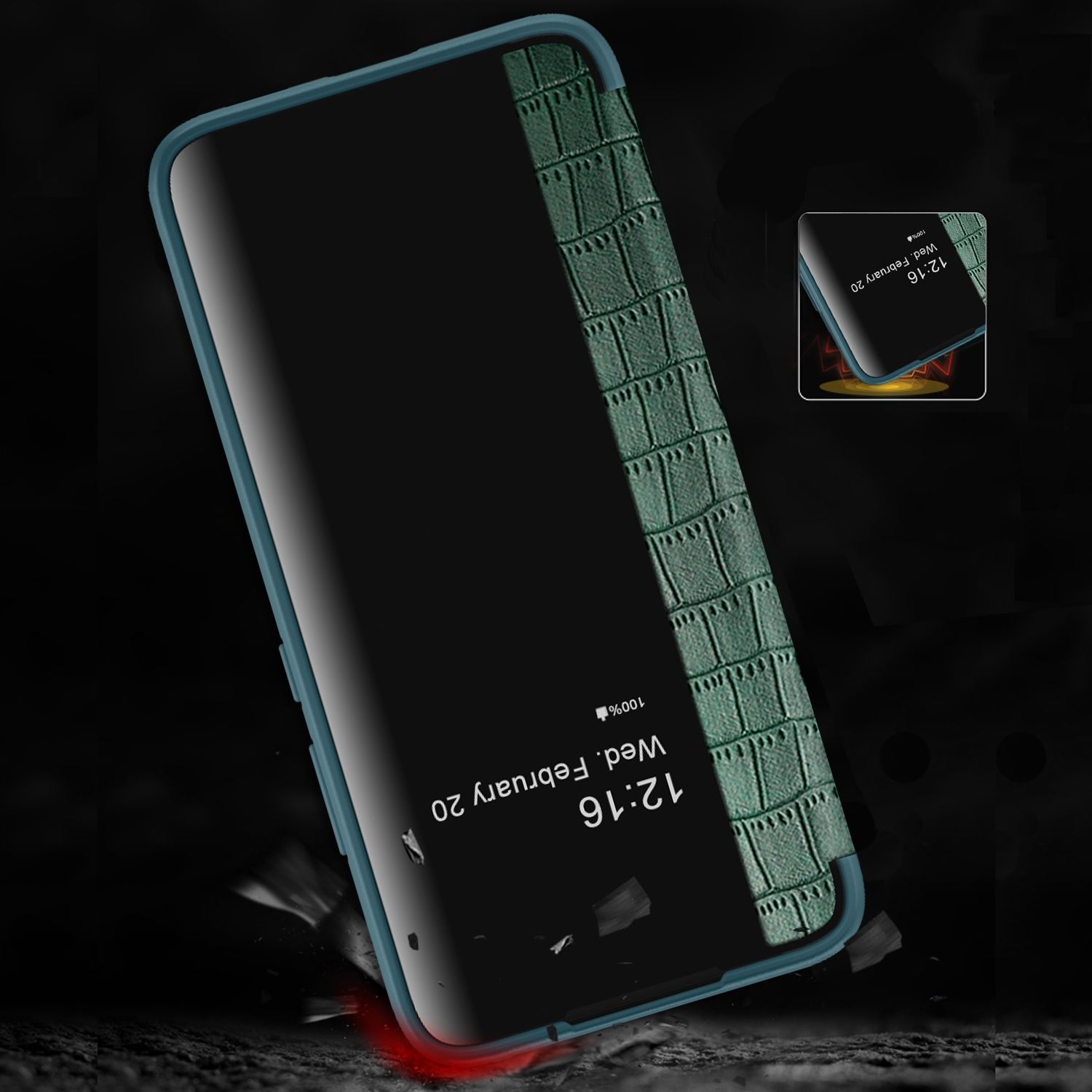Samsung, Book Bookcover, KÖNIG Rot Plus, Galaxy DESIGN S23 Case,