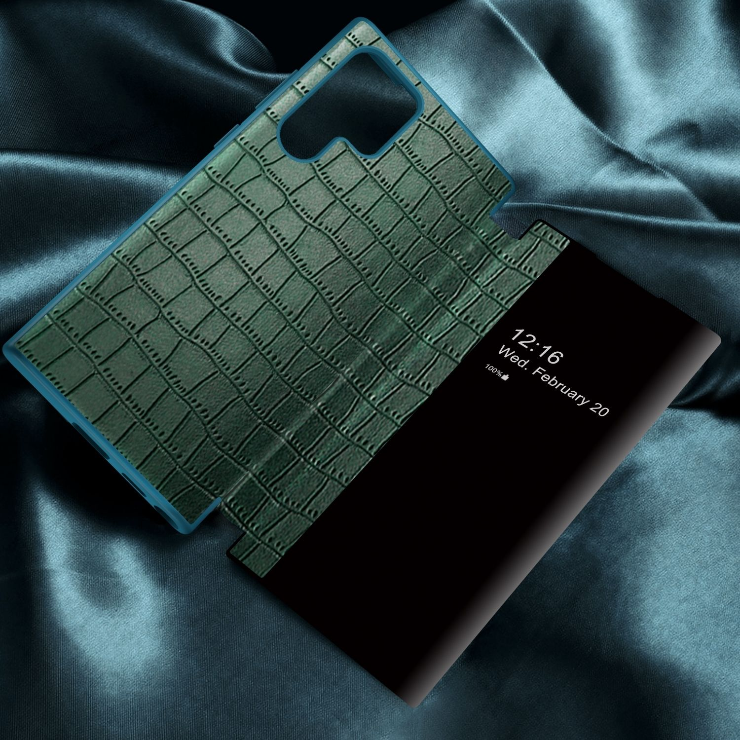 KÖNIG DESIGN Book Case, Ultra, Schwarz S23 Galaxy Bookcover, Samsung