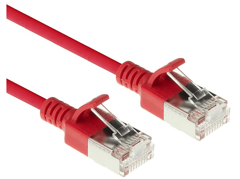 ACT DC7530 LSZH U/FTP CAT6A Slimline, Netzwerkkabel, 0,15 m