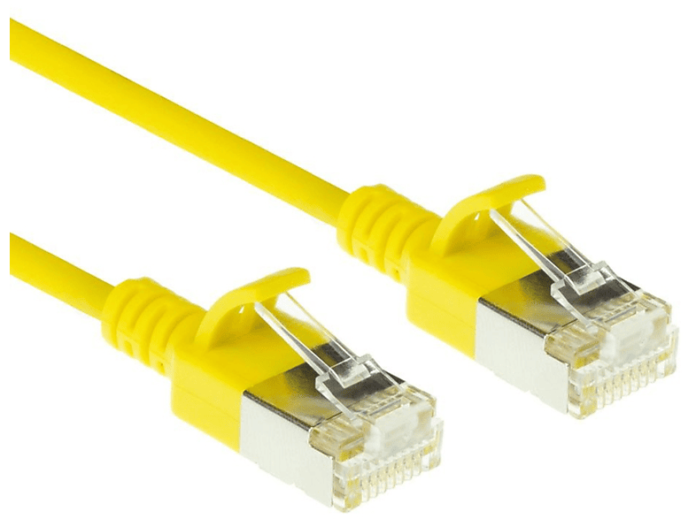 ACT DC7830 LSZH U/FTP CAT6A Slimline, Netzwerkkabel, 0,15 m